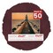 Dark Red Suede Mat Board for 21x21 Frames - Fits 17x17 Photos